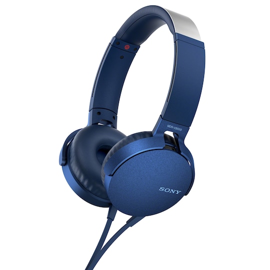 Sony on-ear hodetelefoner MDR-XB550 (blå)