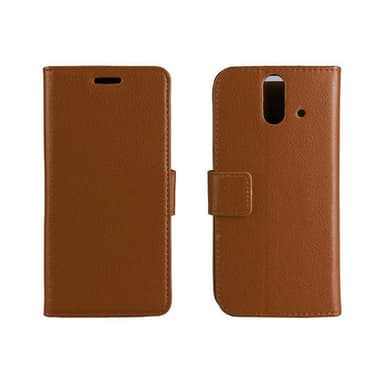 Lommebokdeksel 2-kort HTC ONE E8  - brun