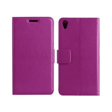 Lommebokdeksel 2-kort Sony Xperia M4 Aqua (E2303)  - lilla