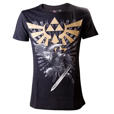 T-skjorte The Legend of Zelda - Link sort (S)