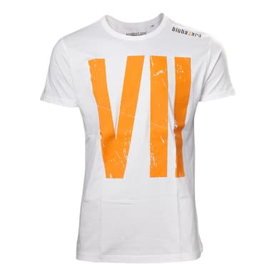 T-skjorte Resident Evil VII-motiv hvit (L)