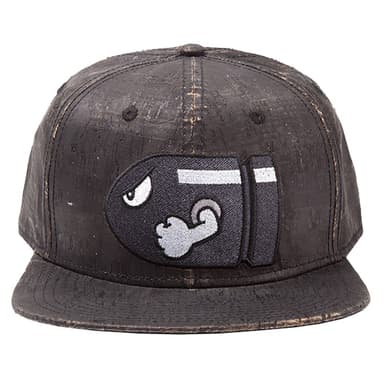 Nintendo Bullet Bill caps i kork (sort)