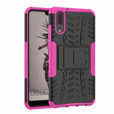 Støtsikkert deksel med stativ Huawei P20 (EML-L29)  - Rosa