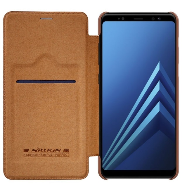 Nillkin Qin Flipdeksel Samsung Galaxy A8 Plus 2018 (SM-A730F)  - brun