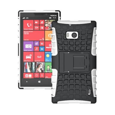 Støtsikkert deksel med stativ Microsoft Lumia 930 (RM-1045)  - Hvit