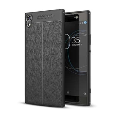Lærmønstret silikondeksel Sony Xperia XA1 Ultra (G3221)  - Svart