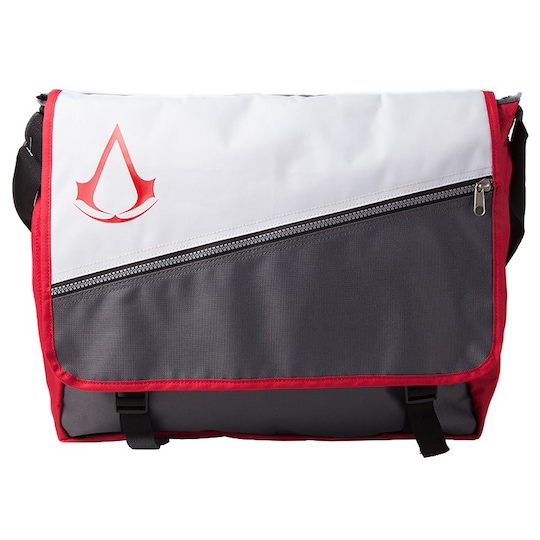 Assassin s Creed-logo messenger bag (sort/hvit)