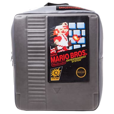 Nintendo Original SNES-kassett ryggsekk (grå)