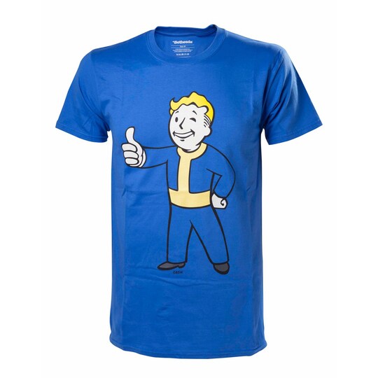 T-skjorte Fallout - Vault Boy Approves blå (XXL)