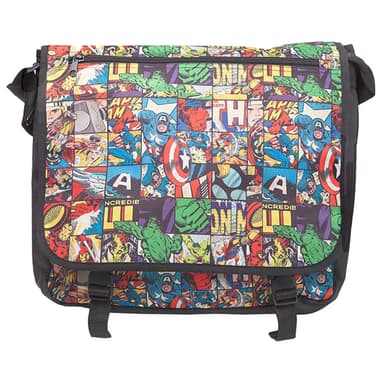 Marvel Comics-karakterer messenger-veske (flerfarget)