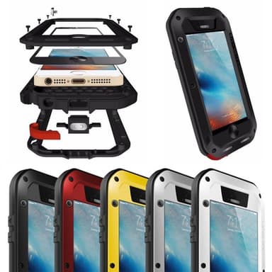 LOVE MEI Powerful Apple iPhone 5, 5S, 5SE  - Gul