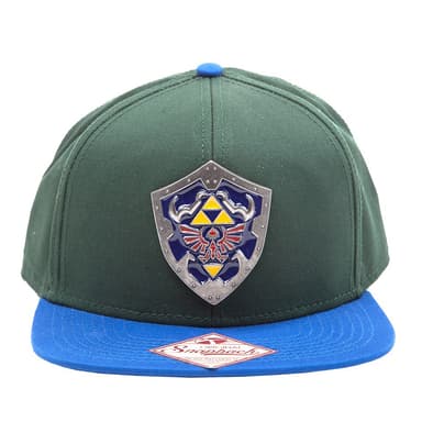 Zelda Hylian Shield caps (grønn/blå)