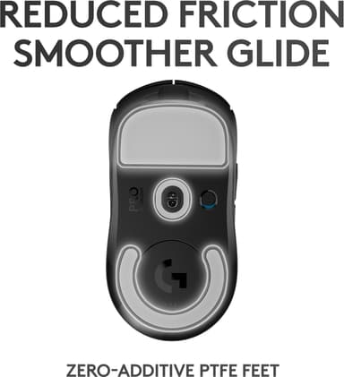Logitech G Pro X Superlight trådløs gamingmus (sort)