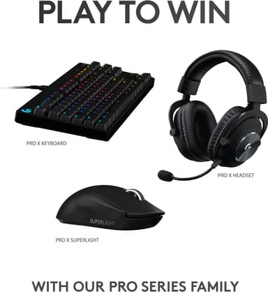 Logitech G Pro X Superlight trådløs gamingmus (sort)