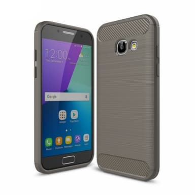 Børstet silikondeksel Samsung Galaxy A5 2017 (SM-A520F)  - Grå