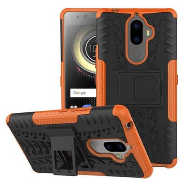 Støtsikkert deksel med stativ Lenovo K8 Note  - oransje