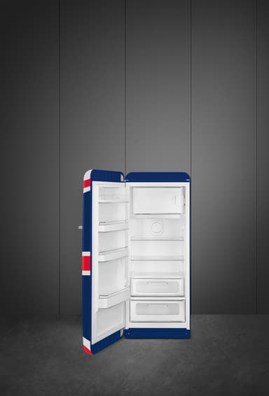 Smeg 50's style kjøleskap med fryser FAB28LDUJ5 (Union Jack)