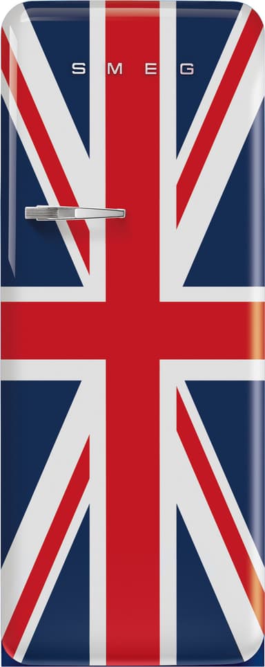 Smeg 50's style kjøleskap med fryser FAB28RDUJ5 (Union Jack)