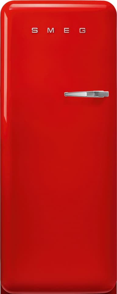 Smeg 50's style kjøleskap med fryser FAB28LRD5 (rød)