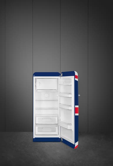 Smeg 50's style kjøleskap med fryser FAB28RDUJ5 (Union Jack)