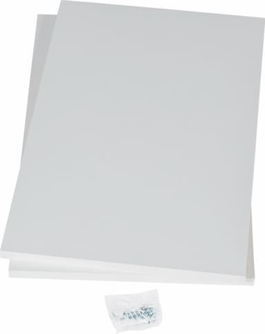 Epoq Standard hjørnehylle 100x35 cm, 2 stk. (hvit)