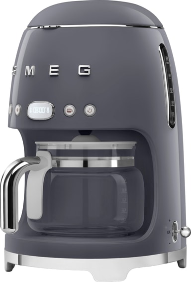 Smeg 50’s Style kaffemaskin DCF02GREU (grå) Kaffemaskin og espresso