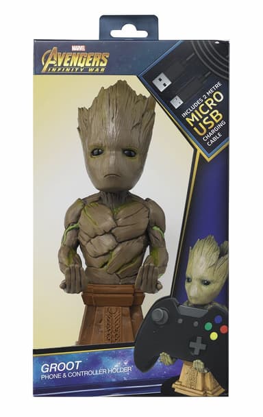 Cable Guys Marvel smarttelefon-/kontrollerholderfigur (toddler Groot)