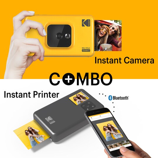 Kodak Mini Shot Combo 2 instantkamera (gul)