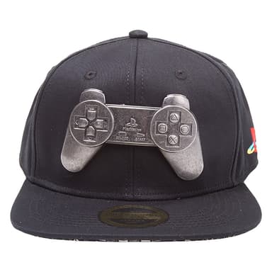 PlayStation - metallkontroll caps (sort)