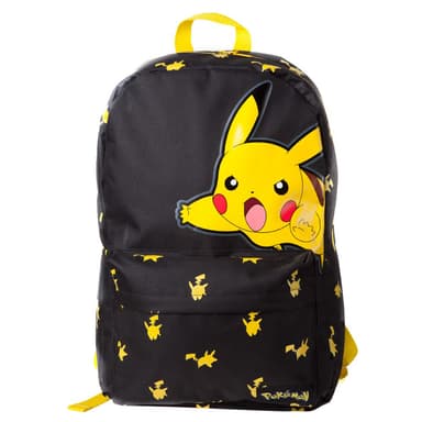 Pokemon stor Pikachu ryggsekk (sort)