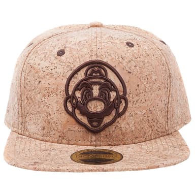 Nintendo Mario caps i kork (naturlig)