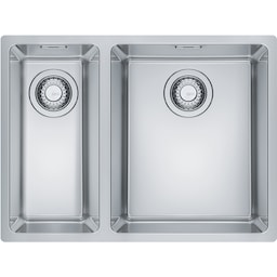Franke Maris kjøkkenvask med to kummer (stål)