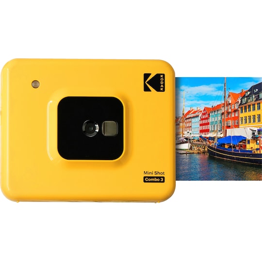 Kodak Mini Shot Combo 3 instantkamera (gul)