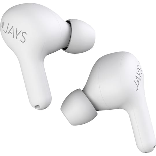Jays t-Seven helt trådløse in-ear hodetelefoner (hvit)