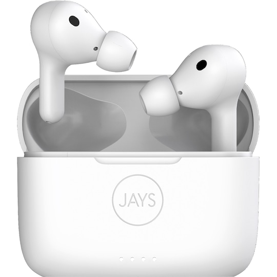 Jays t-Seven helt trådløse in-ear hodetelefoner (hvit)