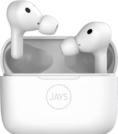 Jays t-Seven helt trådløse in-ear hodetelefoner (hvit)