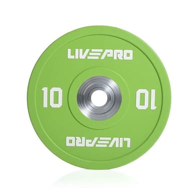 LivePro Urethane Comp. Colored Bumper Disc 50 mm 15 kg