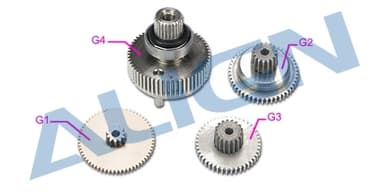 HSP85501T Align BL855H Servo Gear Set