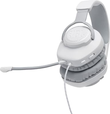 JBL Quantum 100 gaming headset (hvit)