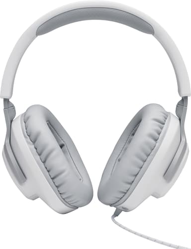 JBL Quantum 100 gaming headset (hvit)