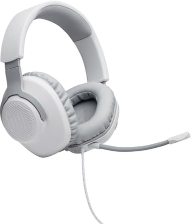 JBL Quantum 100 gaming headset (hvit)