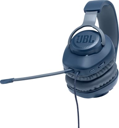 JBL Quantum 100 gaming headset (blå)