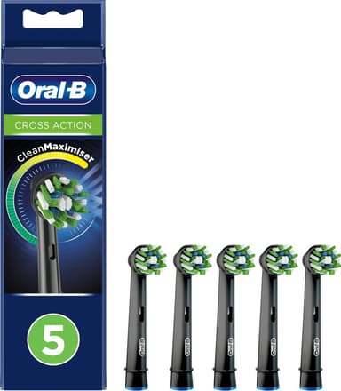 Oral-B CrossAction tannbørstehoder 325482 (sort)