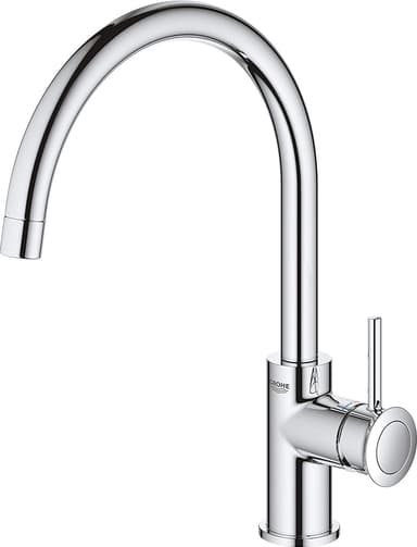 Grohe Start Eco blandebatteri med C-formet kran (krom)