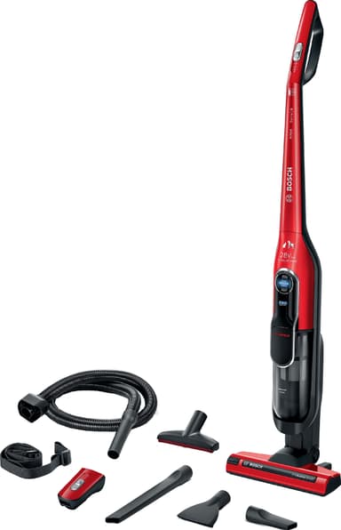 Bosch Oppladbar støvsuger BCH86PET3 (tornadorød)