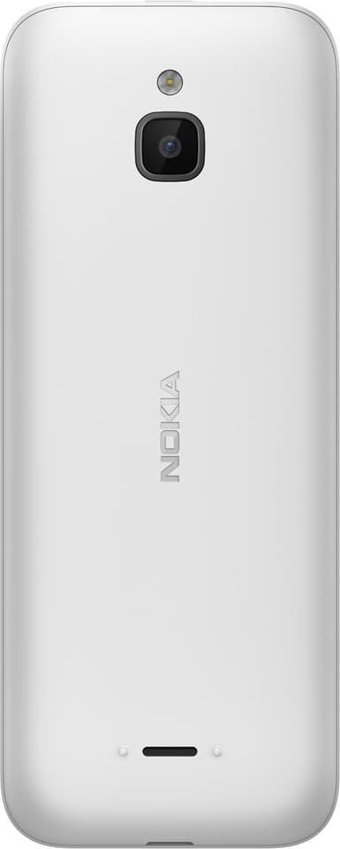Nokia 6300 4G mobiltelefon (hvit)