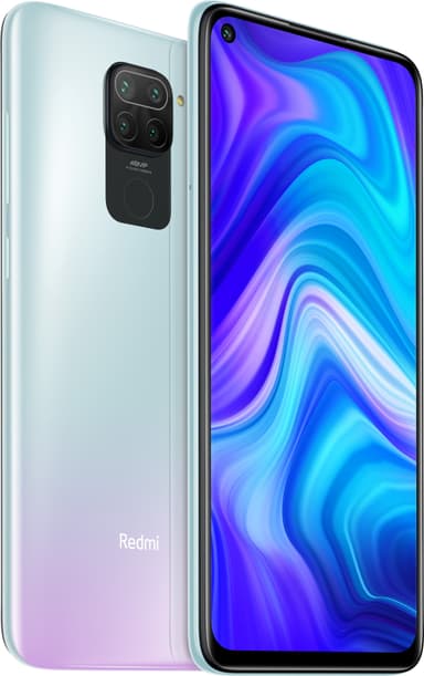 Xiaomi Redmi Note 9 smarttelefon 4/128GB (polar white)