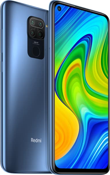 Xiaomi Redmi Note 9 smarttelefon 4/128GB (midnight grey)