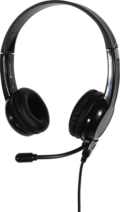 BuddyPhones Scholar Plus on-ear hodetelefoner (sort)