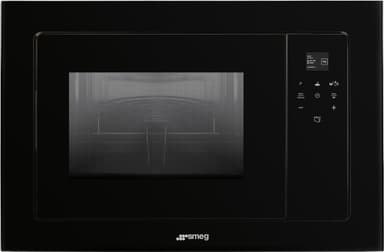 Smeg Linea integrert mikrobølgeovn FMI120N2 (sort)
